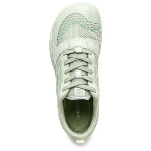 HOBIBEAR Unisex Wide Width Barefoot Mesh Shoes Zero Drop Lace-Up Sneakers Hiking Trail Running Shoes for Women Men 5