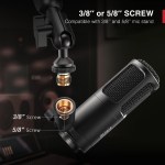 FIFINE K669D Professional XLR Microphone with Metal Body, Studio Mic for Recording/Podcast/Voice Over/ASMR & Streaming 5