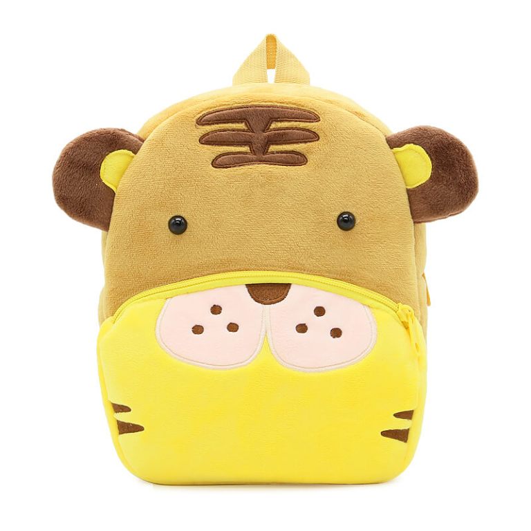amazing tiger plush toddler backpack 2 63a100bb 9dbc 4bc8 9cf4 8e4758d67317.jpg Cute tiger-themed kids backpack on white background