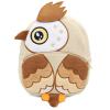 b owl 01 ffc5c654 c4f4 4a74 bab2 34a3a49b531b.jpg Plush owl-shaped children's backpack in beige and brown