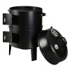 grillz bbq grill 3 in 1 charcoal smoker