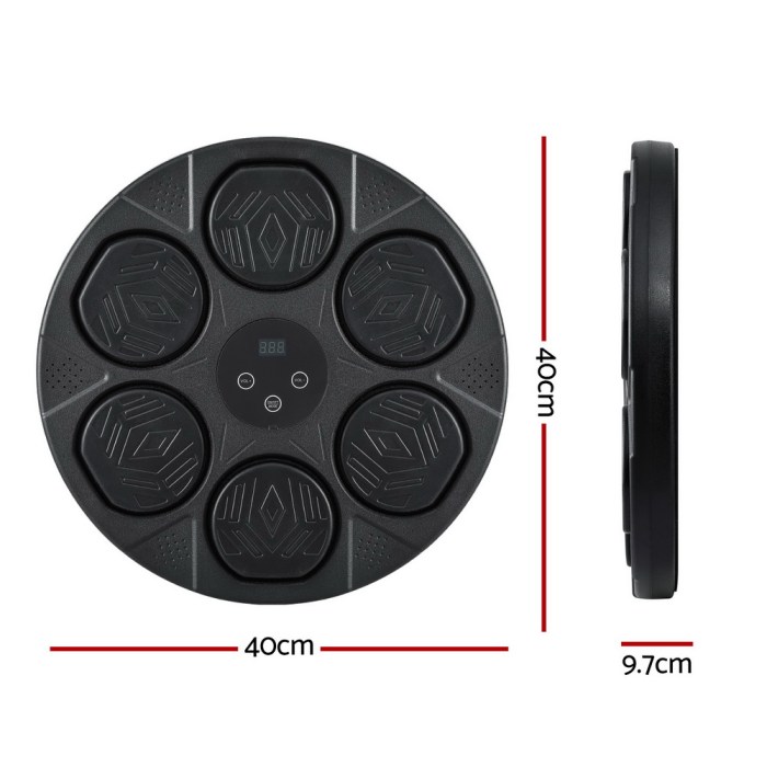 everfit music boxing machine bluetooth wall mounted punch target with led display & gloves everfit music boxing machine bluetooth wall mounted punch target with led display & gloves