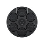 everfit music boxing machine bluetooth wall mounted punch target with led display & gloves