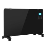devanti electric convection heater black 2000w