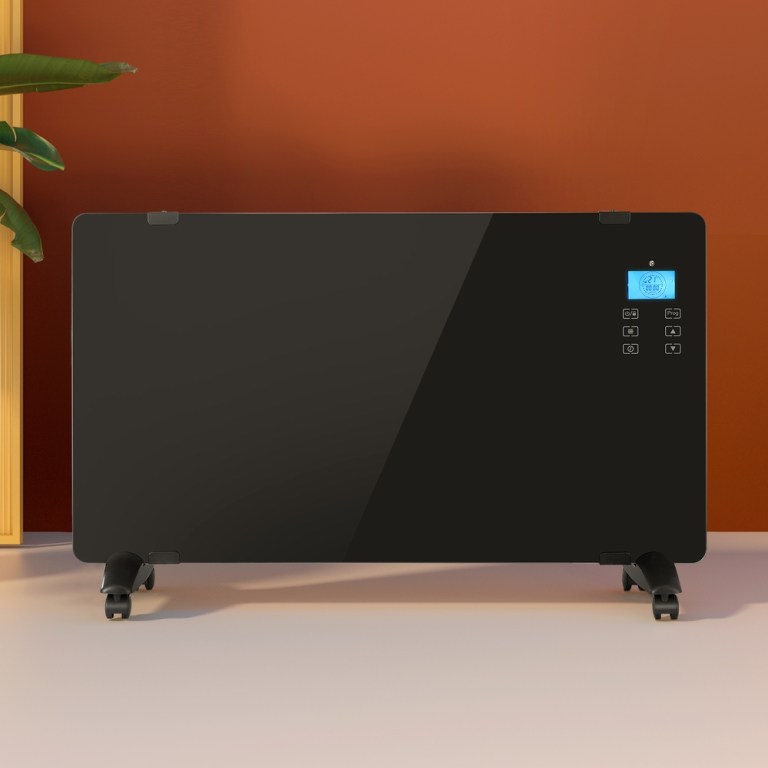 devanti electric convection heater black 2000w