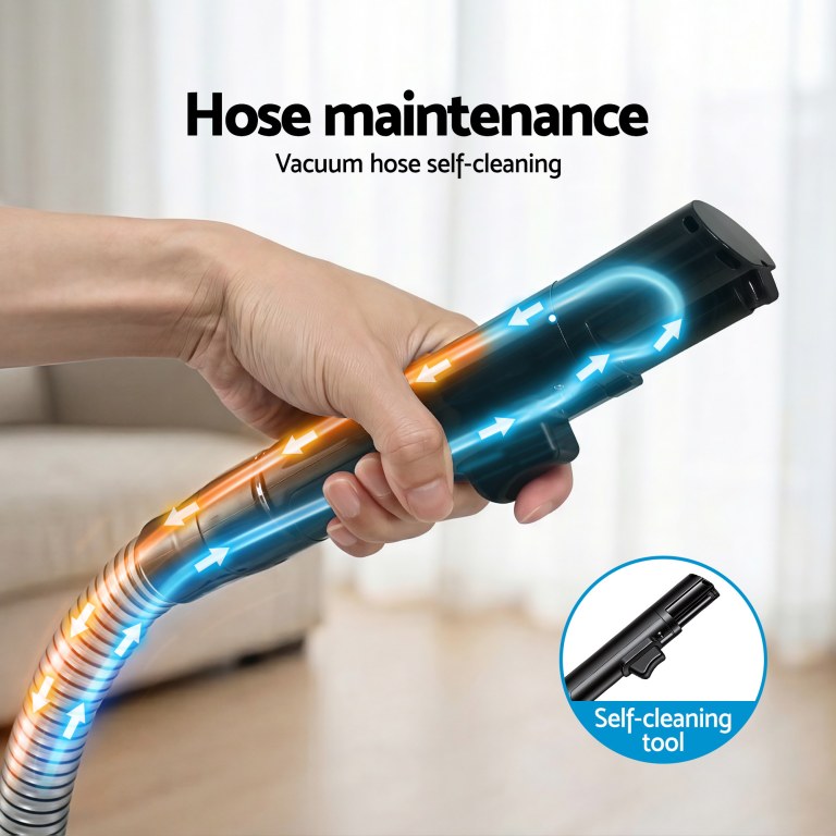 devanti carpet washer vacuum cleaner 600w 13kpa hose self cleaning function
