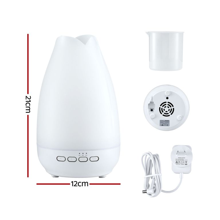 devanti ultrasonic essential oil aroma diffuser aromatherapy cool mist humidifier w/ led light 300ml devanti ultrasonic essential oil aroma diffuser aromatherapy cool mist humidifier w/ led light 300ml