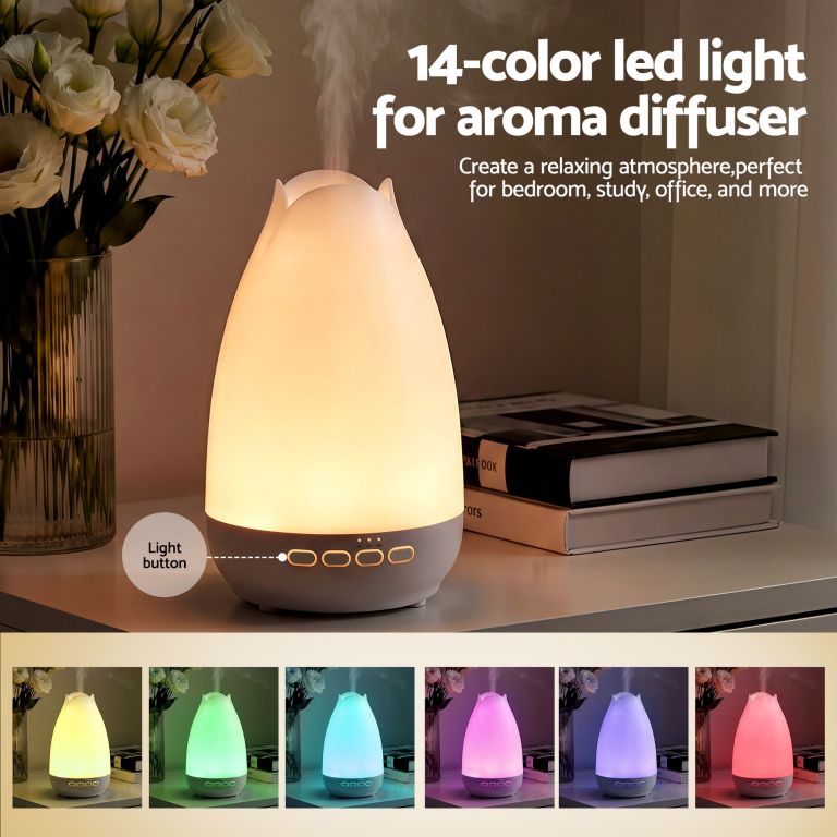 devanti ultrasonic essential oil aroma diffuser aromatherapy cool mist humidifier w/ led light 300ml devanti ultrasonic essential oil aroma diffuser aromatherapy cool mist humidifier w/ led light 300ml