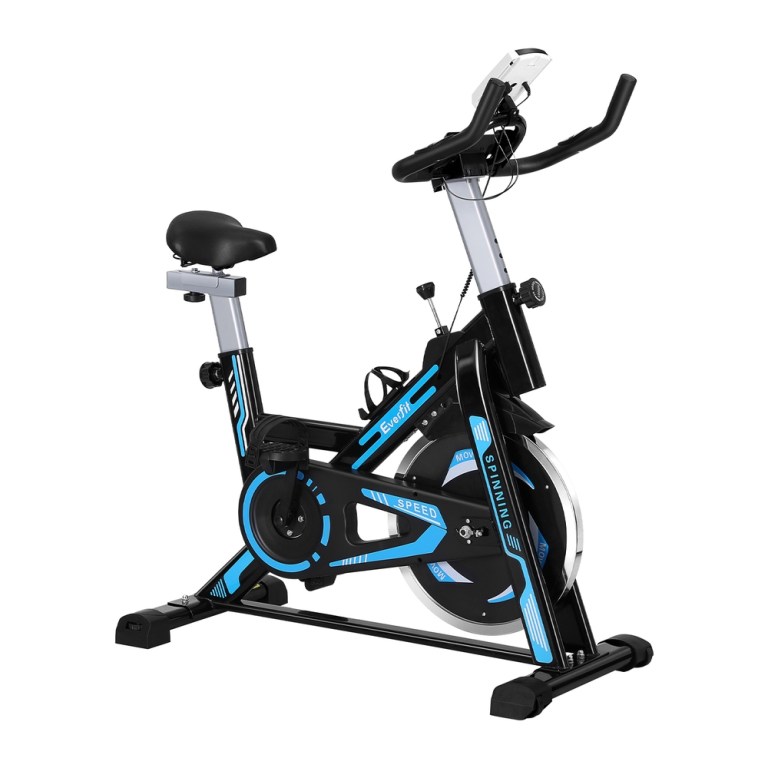 everfit spin bike exercise bike 13kg flywheel fitness 150kg capacity