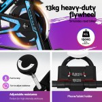 everfit spin bike exercise bike 13kg flywheel fitness 150kg capacity