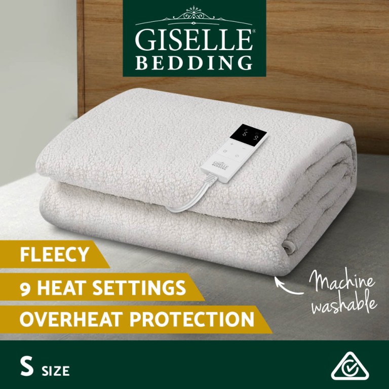 giselle bedding single size electric blanket fleece giselle bedding single size electric blanket fleece