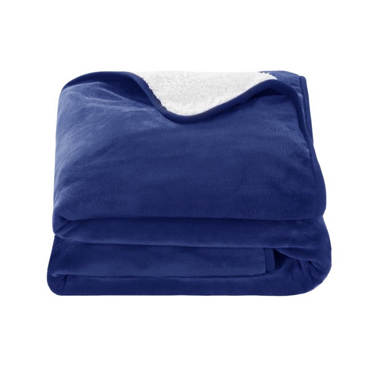giselle electric throw rug heated blanket washable snuggle flannel winter navy