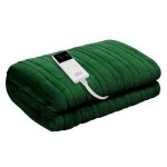 giselle electric throw rug heated blanket washable snuggle flannel winter green giselle electric throw rug heated blanket washable snuggle flannel winter green