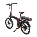 everfit folding electric bike urban city bicycle ebike rechargeable battery 250w