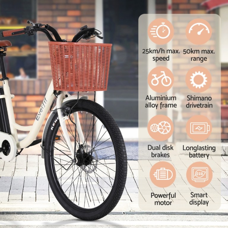 everfit 26 electric bike city bicycle ebike e bike commuter w/ battery wh" everfit 26 electric bike city bicycle ebike e bike commuter w/ battery wh"