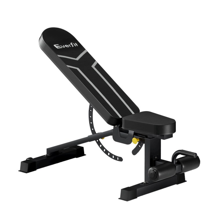 everfit weight bench adjustable fid bench press home gym 450kg capacity