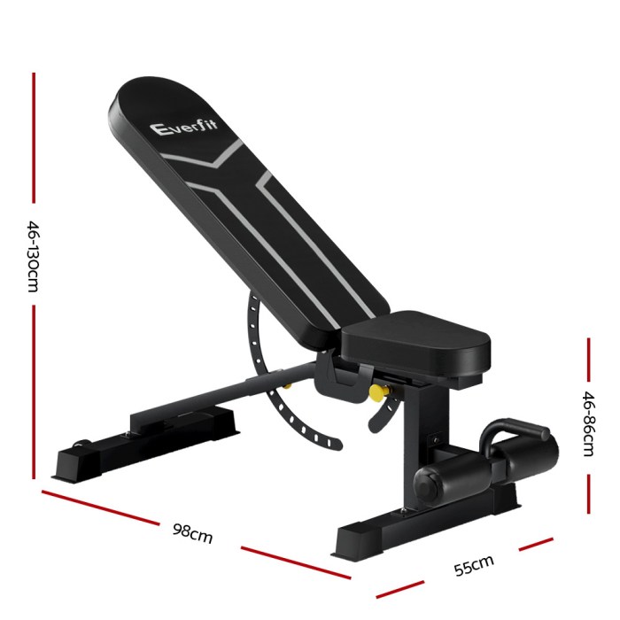 everfit weight bench adjustable fid bench press home gym 450kg capacity everfit weight bench adjustable fid bench press home gym 450kg capacity