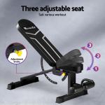 everfit weight bench adjustable fid bench press home gym 450kg capacity