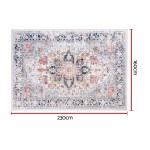 artiss floor rug 160x230cm large washable carpet