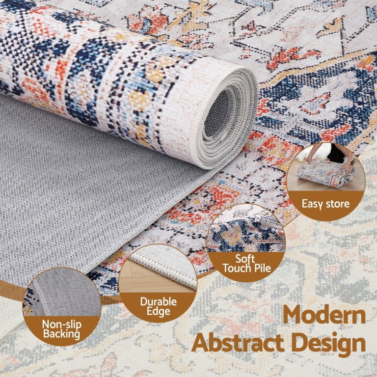 artiss floor rug 160x230cm large washable carpet
