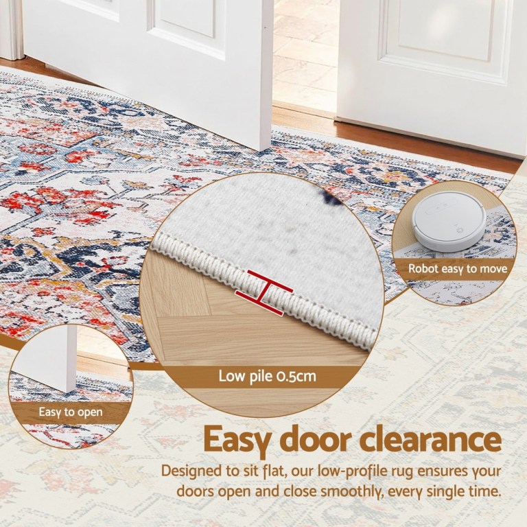 artiss floor rug 160x230cm large washable carpet