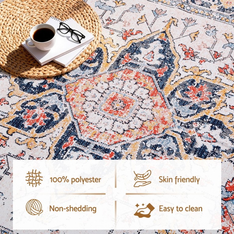 artiss floor rug 160x230cm large washable carpet