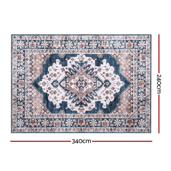 artiss floor rug 240x340cm large washable persian area rug living room carpet artiss floor rug 240x340cm large washable persian area rug living room carpet
