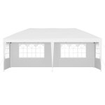 instahut gazebo pop up marquee 3x6m wedding party outdoor camping tent canopy side wall white instahut gazebo pop up marquee 3x6m wedding party outdoor camping tent canopy side wall white