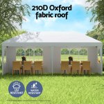 instahut gazebo pop up marquee 3x6m wedding party outdoor camping tent canopy side wall white instahut gazebo pop up marquee 3x6m wedding party outdoor camping tent canopy side wall white