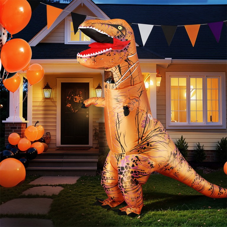inflatable dinosaur costume t rex adult suit blow up party fancy dress halloween xmas cosplay