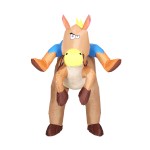 inflatable cowboy costume adult suit blow up party fancy dress halloween cosplay