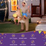 inflatable cowboy costume adult suit blow up party fancy dress halloween cosplay