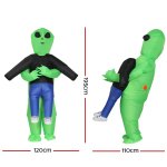 inflatable green alien costume adult suit blow up party fancy dress halloween cosplay inflatable green alien costume adult suit blow up party fancy dress halloween cosplay