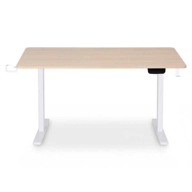 artiss standing desk sit stand touch control electric oak 140cm