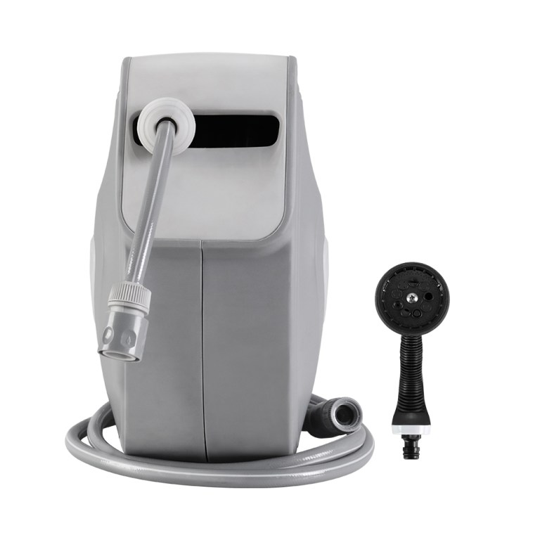 water hose reel 10m retractable auto rewind garden spray gun