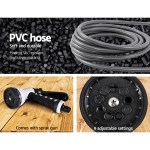 water hose reel 10m retractable auto rewind garden spray gun
