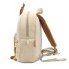 image 2 Beige plush children’s backpack with brown straps