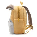 image 2 Plush dog-themed children’s backpack side view
