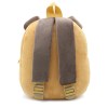 image 3 Plush bear-themed children’s backpack rear view