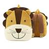 image 4 Plush lion backpack front and back view