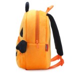 Plush bee-shaped children’s backpack in yellow and orange
