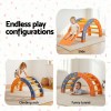 keezi kids climbing frame set with slide indoor outdoor toddler toys pikler arch climber keezi kids climbing frame set with slide indoor outdoor toddler toys pikler arch climber