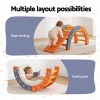 keezi kids climbing frame set with slide indoor outdoor toddler toys pikler arch climber keezi kids climbing frame set with slide indoor outdoor toddler toys pikler arch climber