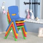 keezi 5pcs kids table and chairs set children study desk furniture plastic 4 chairs keezi 5pcs kids table and chairs set children study desk furniture plastic 4 chairs