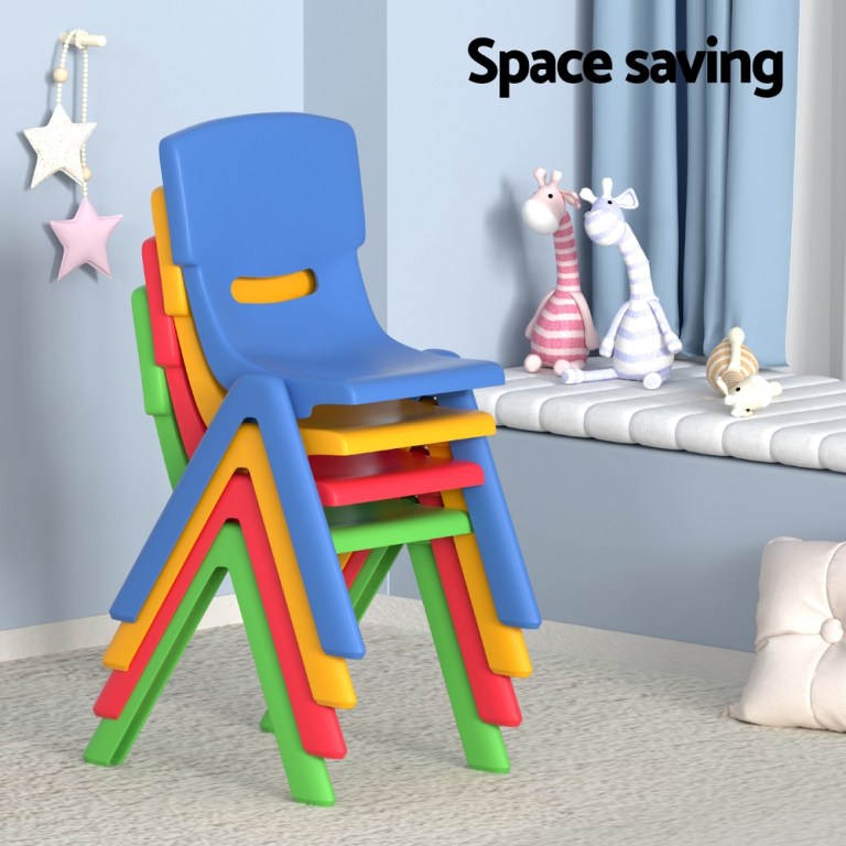 keezi 5pcs kids table and chairs set children study desk furniture plastic 4 chairs keezi 5pcs kids table and chairs set children study desk furniture plastic 4 chairs