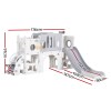 keezi kids slide swing set ball hoop rings football outdoor toys keezi kids slide swing set ball hoop rings football outdoor toys