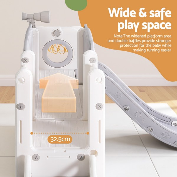 keezi kids slide swing set ball hoop rings football outdoor toys keezi kids slide swing set ball hoop rings football outdoor toys