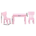 1 keezi kids table and 2 chairs set pink 1 keezi kids table and 2 chairs set pink
