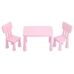 1 keezi kids table and 2 chairs set pink 1 keezi kids table and 2 chairs set pink