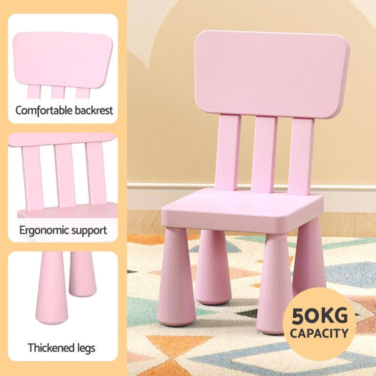 1 keezi kids table and 2 chairs set pink 1 keezi kids table and 2 chairs set pink